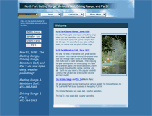 Tablet Screenshot of northparkminigolf.com